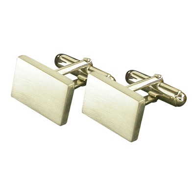 Rectangular chunky cufflinks