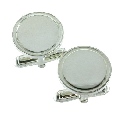 Circular heavy cufflinks