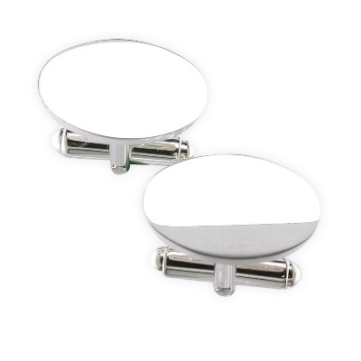 Oval heavy cufflinks