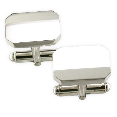 Rectangular heavy cufflinks