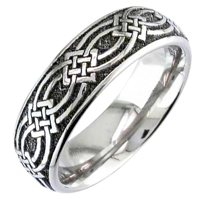 Gents band with Celtic pattern